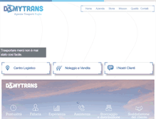 Tablet Screenshot of domytrans.com